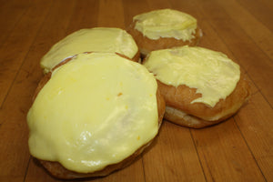 Lemon Filled Lemon Iced Yeast Donut