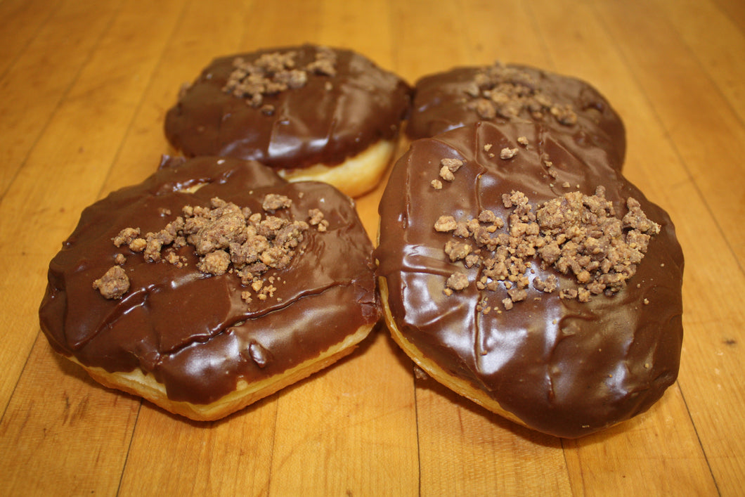 Reese Topped Peanut Butter Filled Yeast Donut