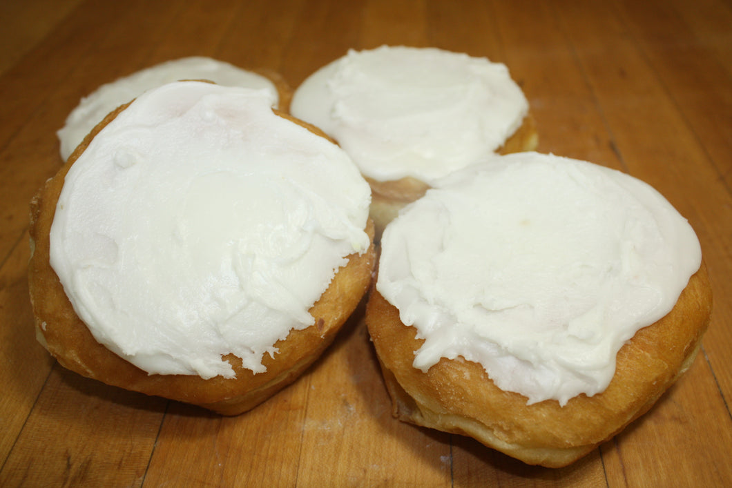 Jelly Filled Vanilla Iced Yeast Donut